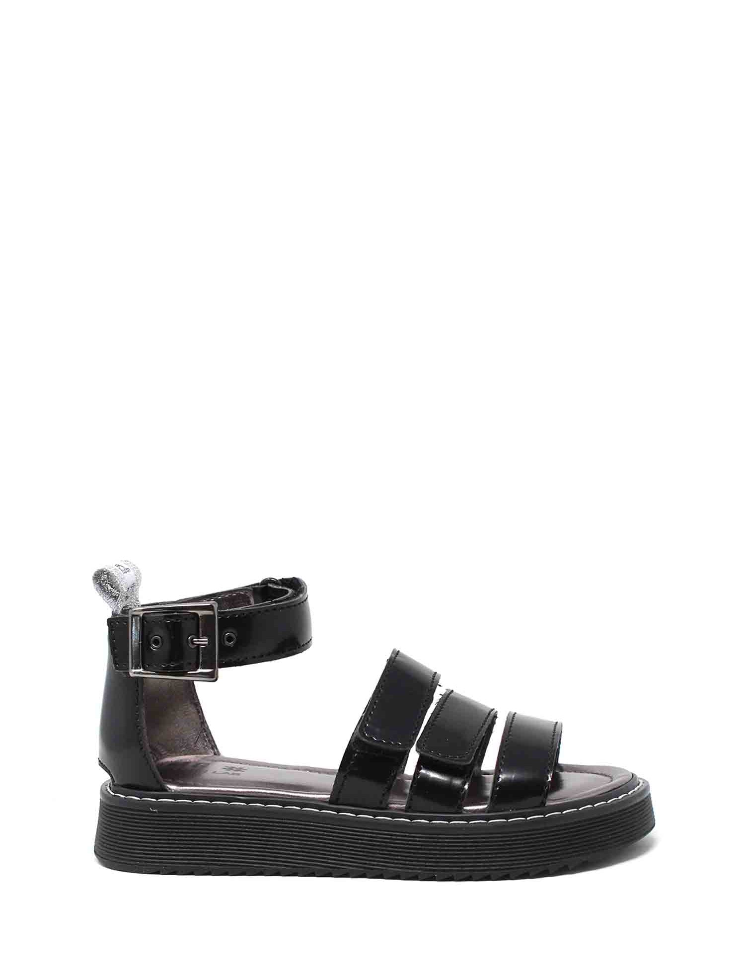 Sandali con strappi Nero Primigi