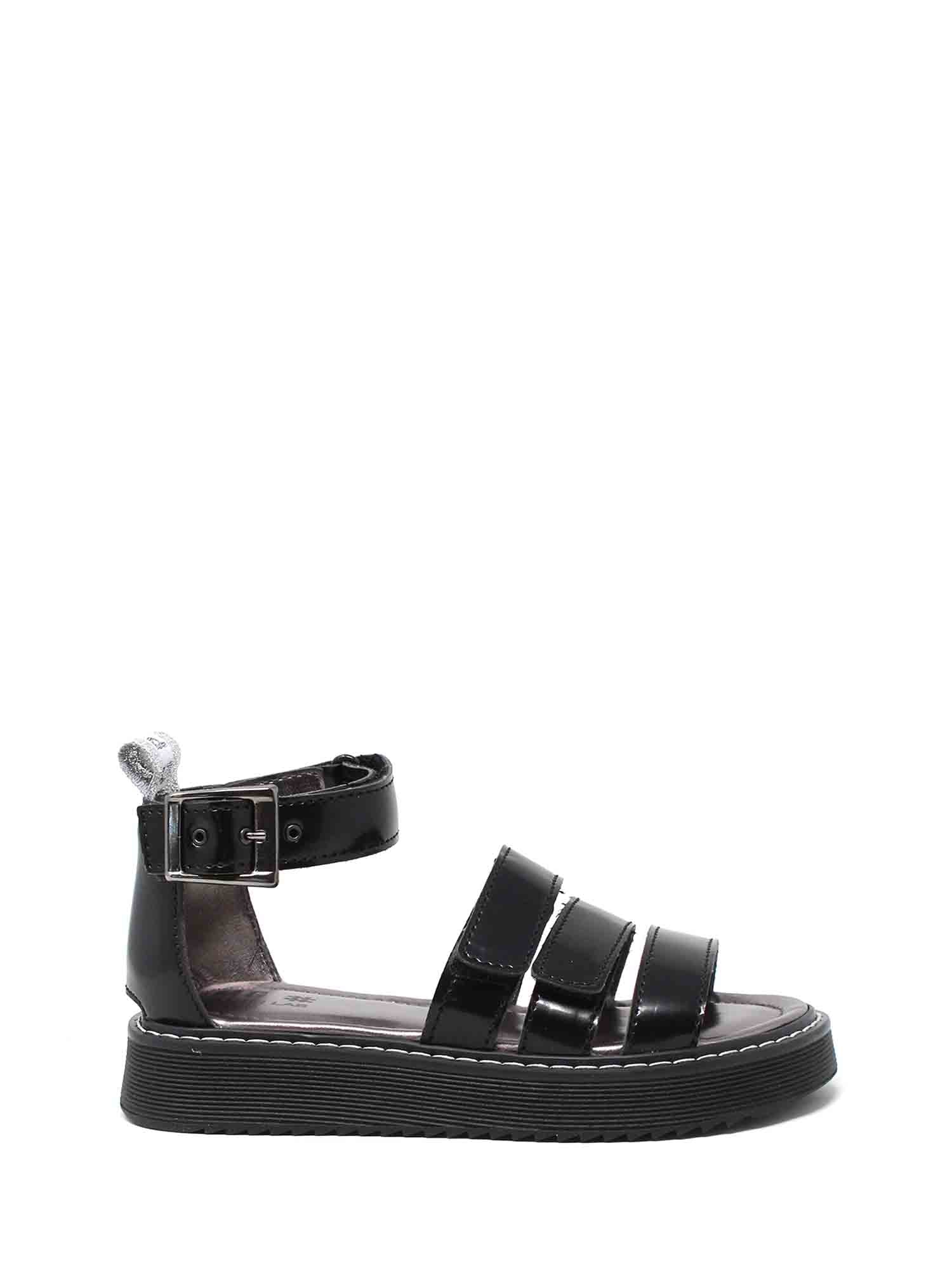 Sandali con strappi Nero Primigi