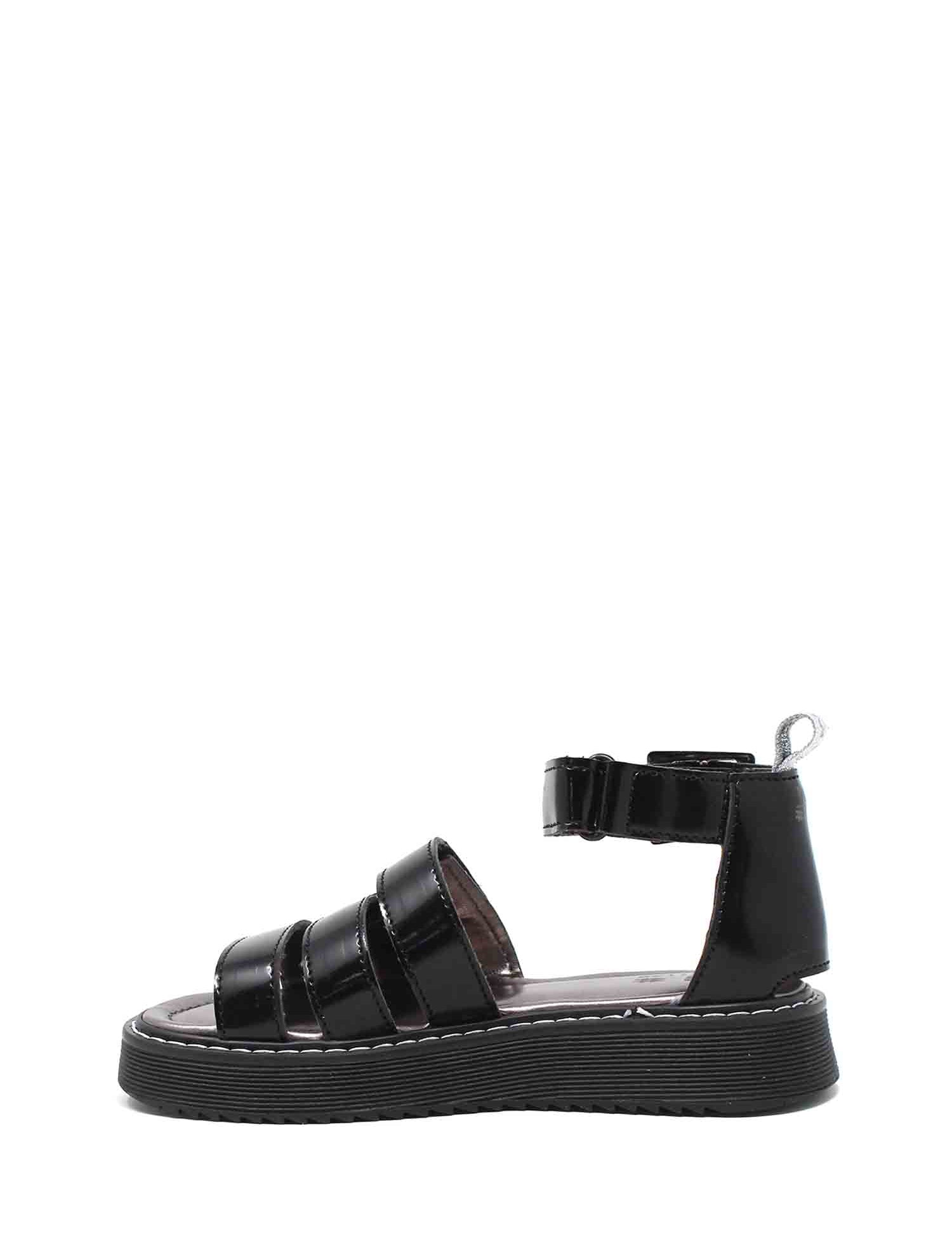 Sandali con strappi Nero Primigi