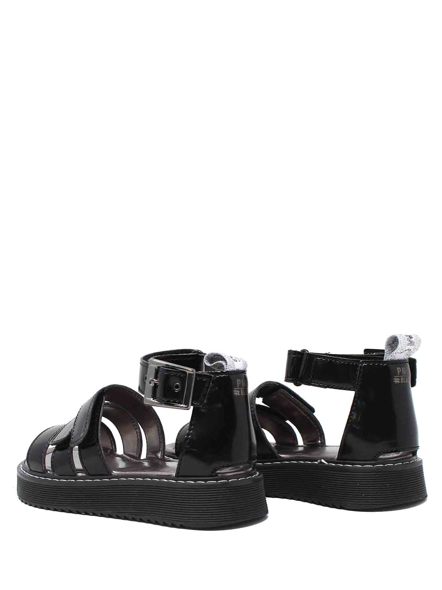 Sandali con strappi Nero Primigi