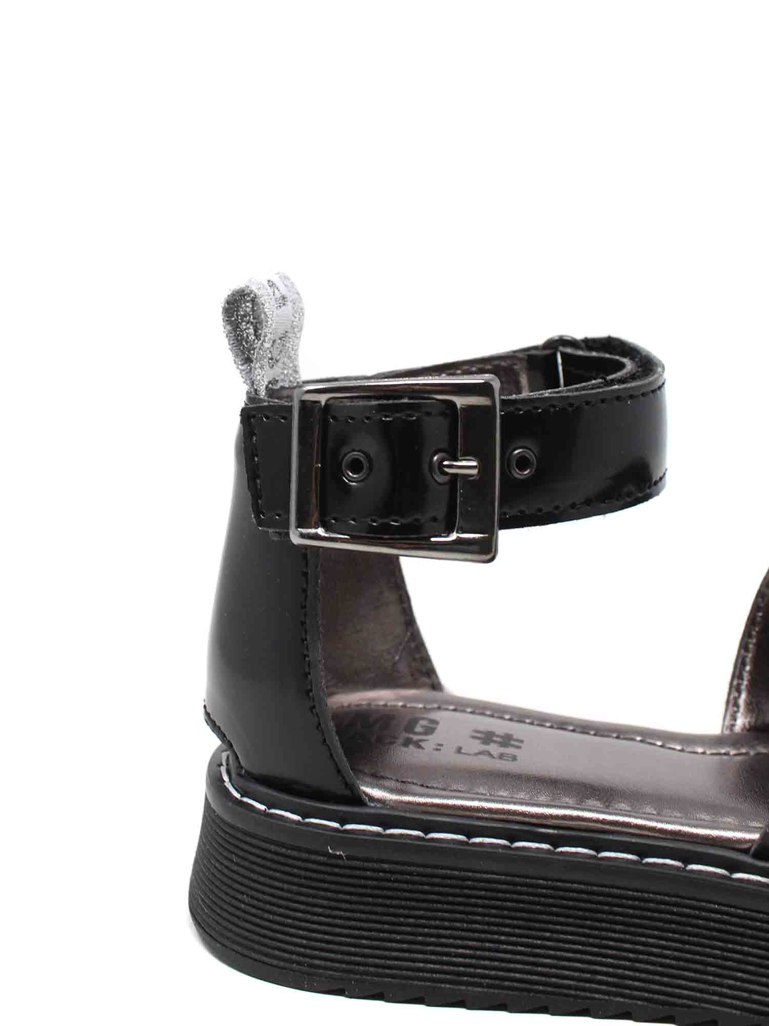 Sandali con strappi Nero Primigi