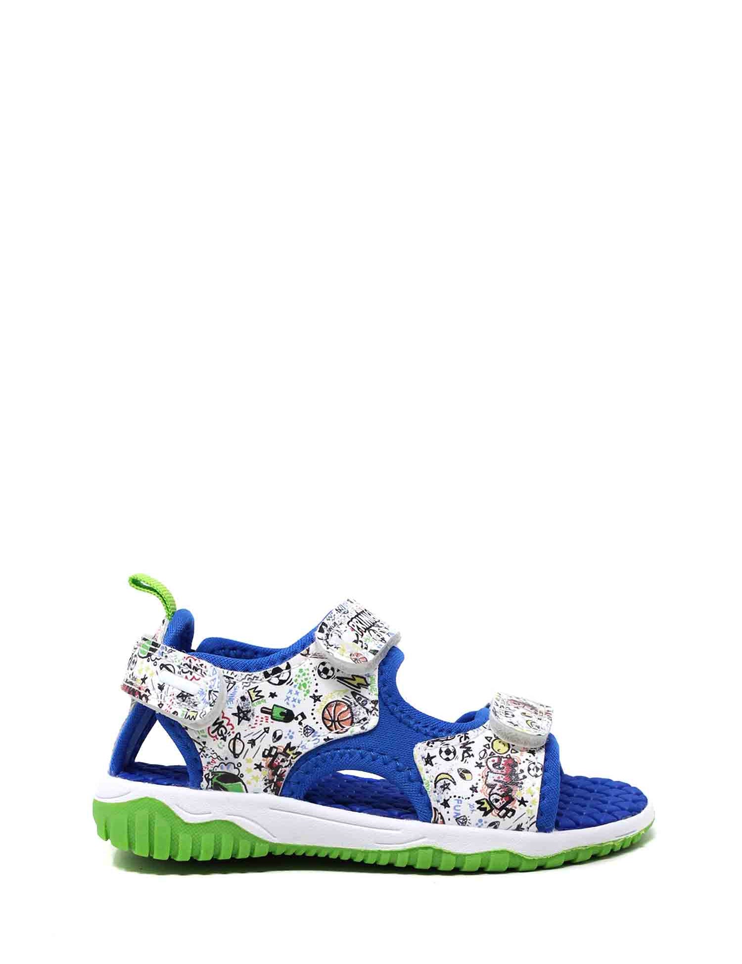 Sandali con strappi Blu Primigi