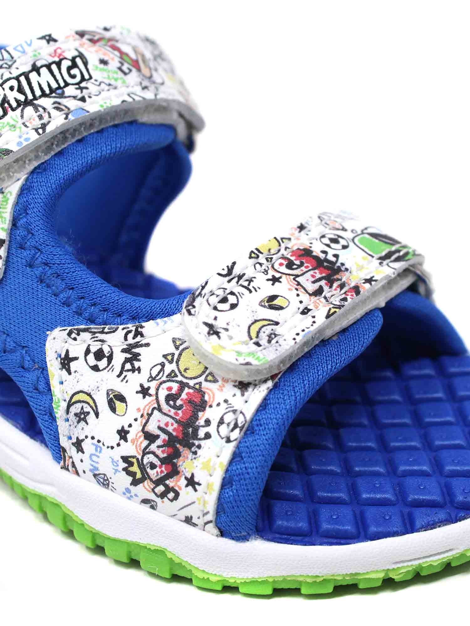 Sandali con strappi Blu Primigi