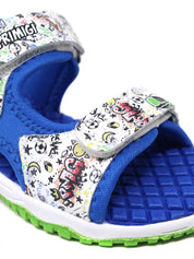 Sandali con strappi Blu Primigi