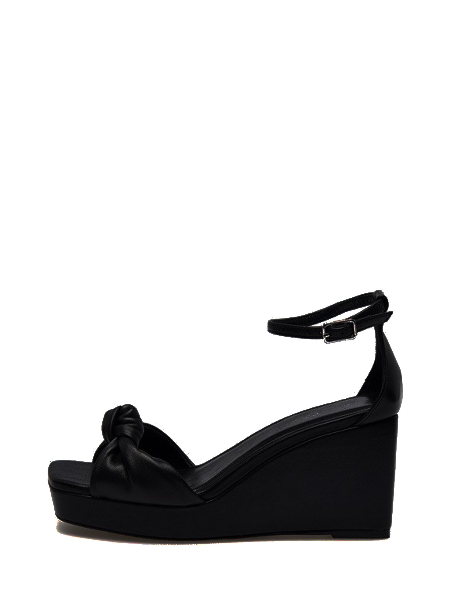 Sandali zeppa Nero Apepazza