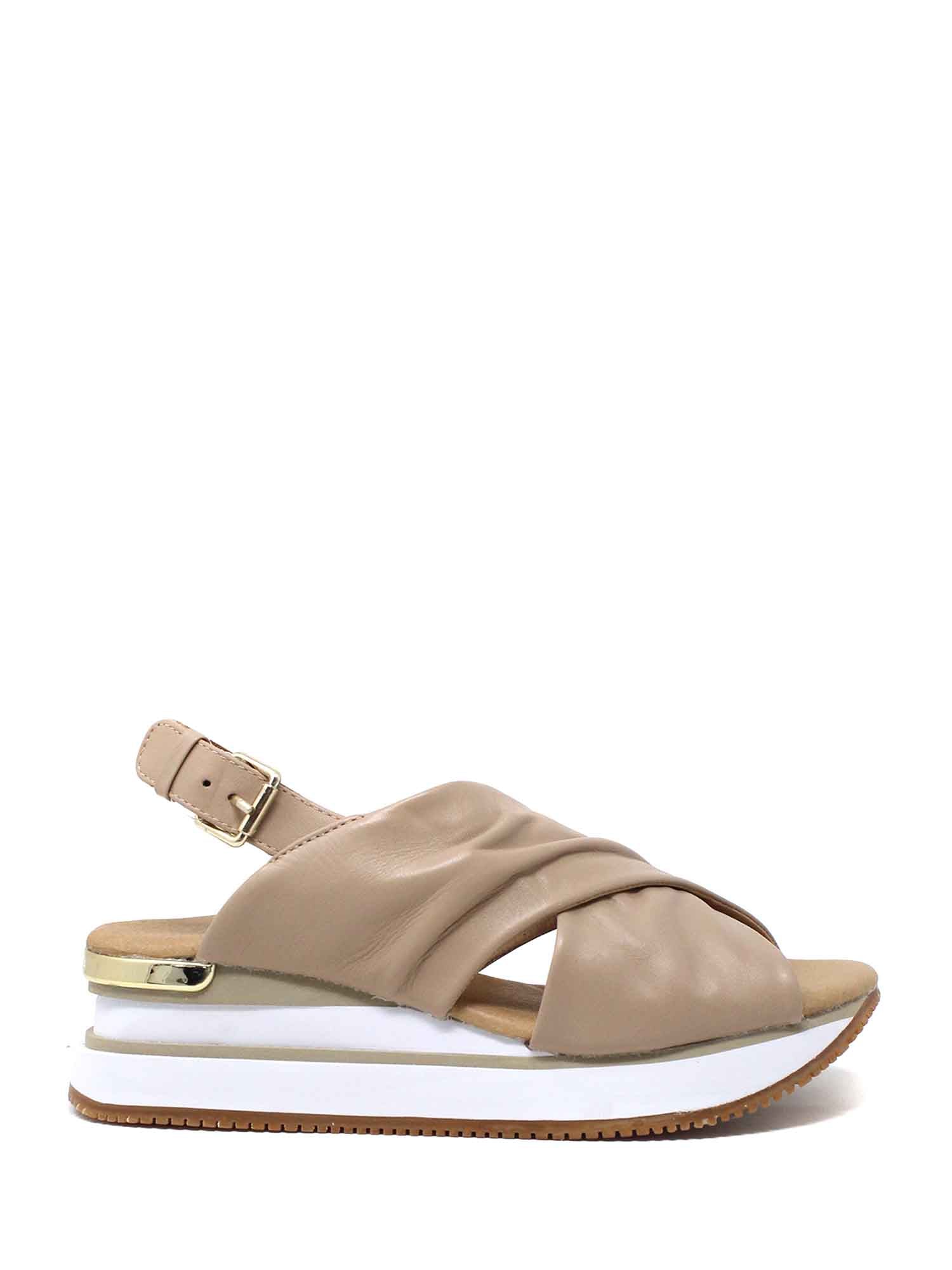 Sandali zeppa Beige Apepazza