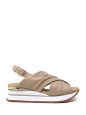 Sandali zeppa Beige Apepazza