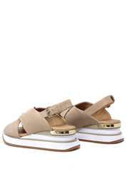 Sandali zeppa Beige Apepazza