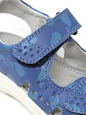 Sandali con strappi Blu Naturino