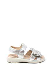 Sandali con strappi Argentato Naturino