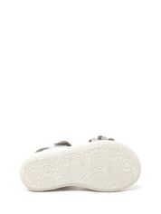 Sandali con strappi Argentato Naturino