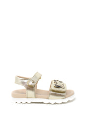 Sandali con strappi Dorato Naturino