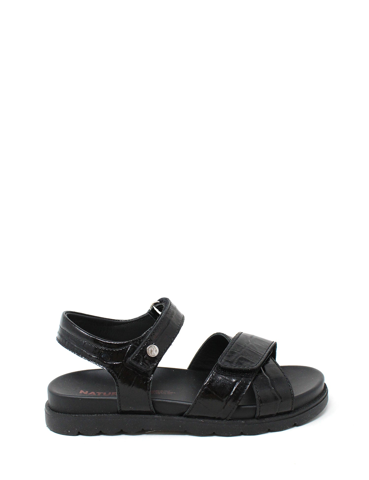 Sandali con strappi Nero Naturino