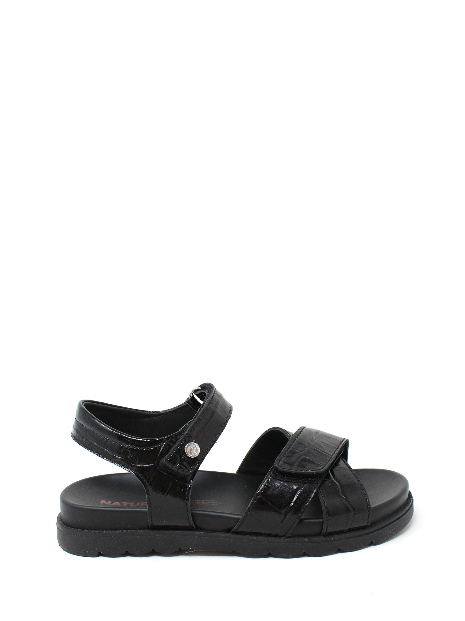 Sandali con strappi Nero Naturino