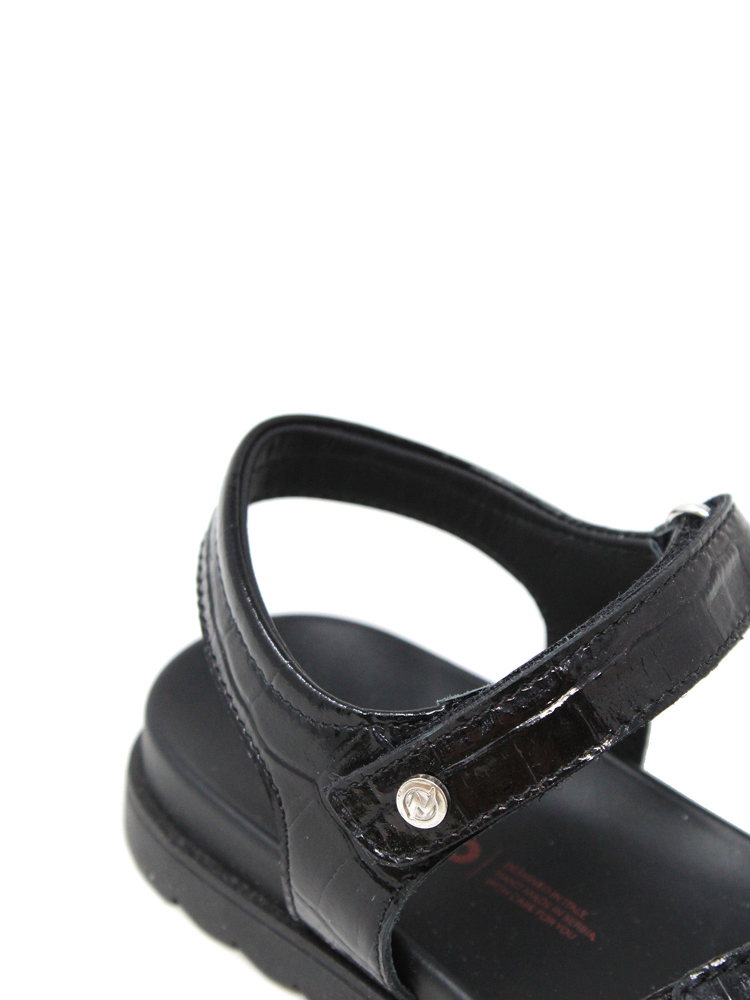 Sandali con strappi Nero Naturino