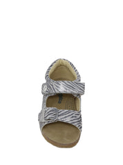 Sandali con strappi Grigio Falcotto