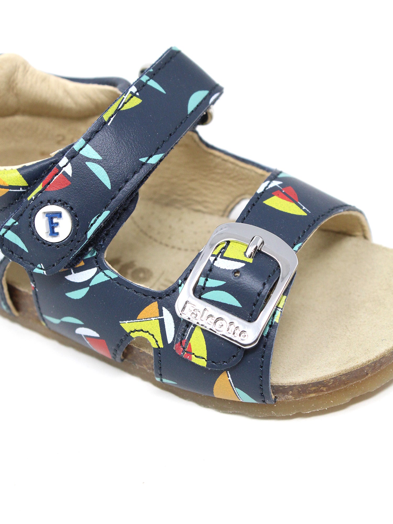 Sandali con strappi Blu Falcotto