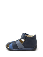 Sandali con strappi Blu Scuro Falcotto