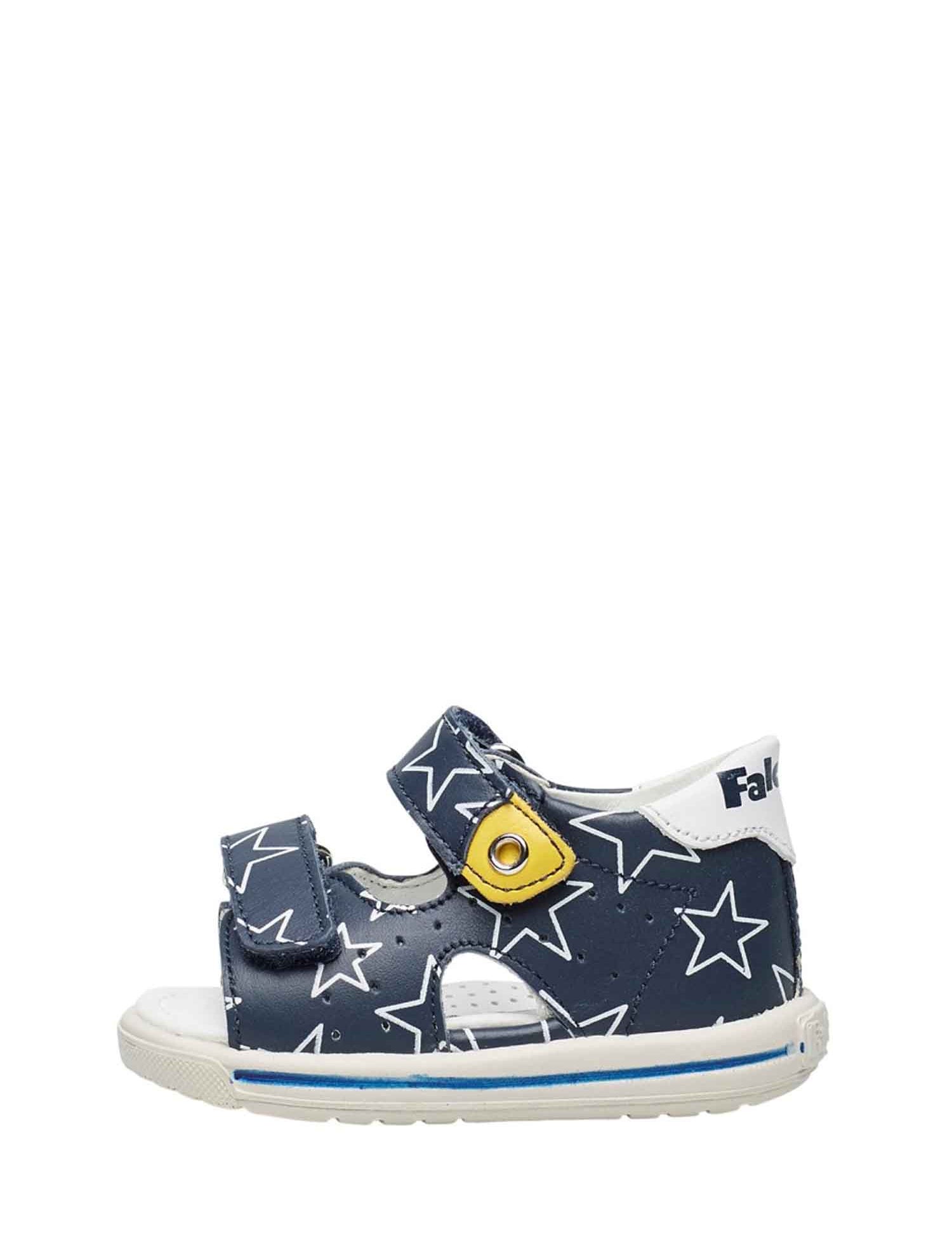 Sandali con strappi Blu Falcotto