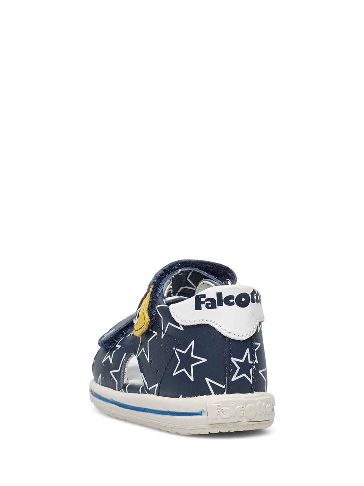 Sandali con strappi Blu Falcotto