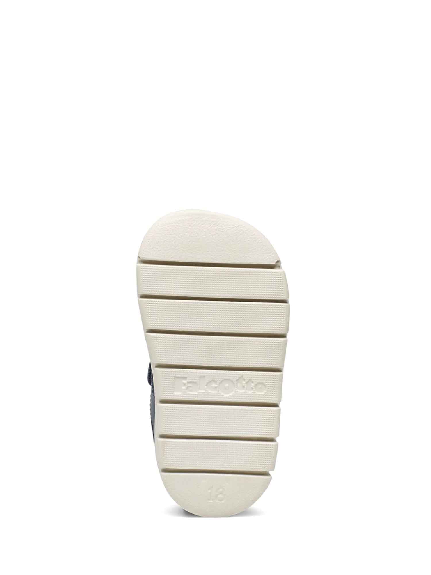 Sandali con strappi Blu Falcotto