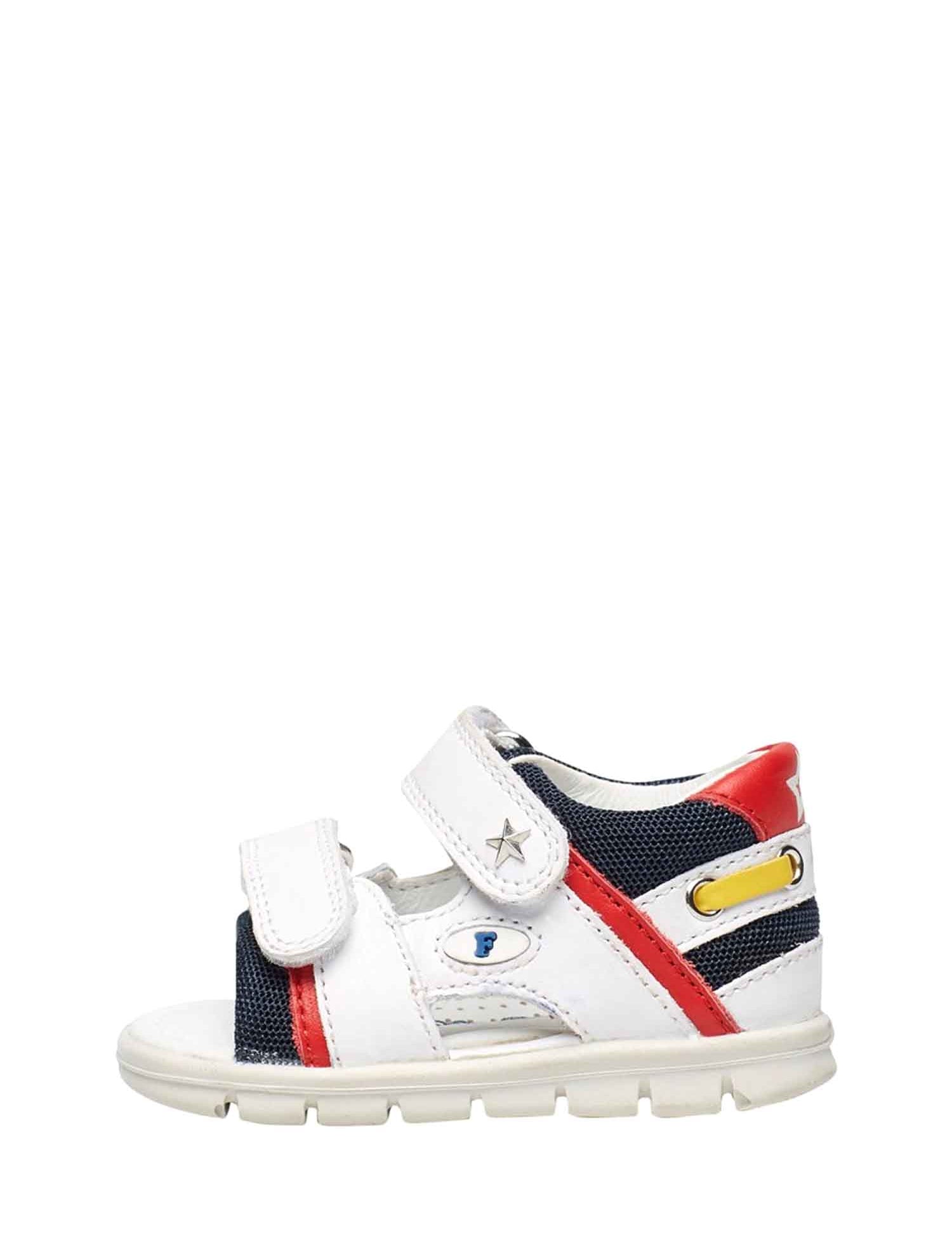 Sandali con strappi Bianco Falcotto