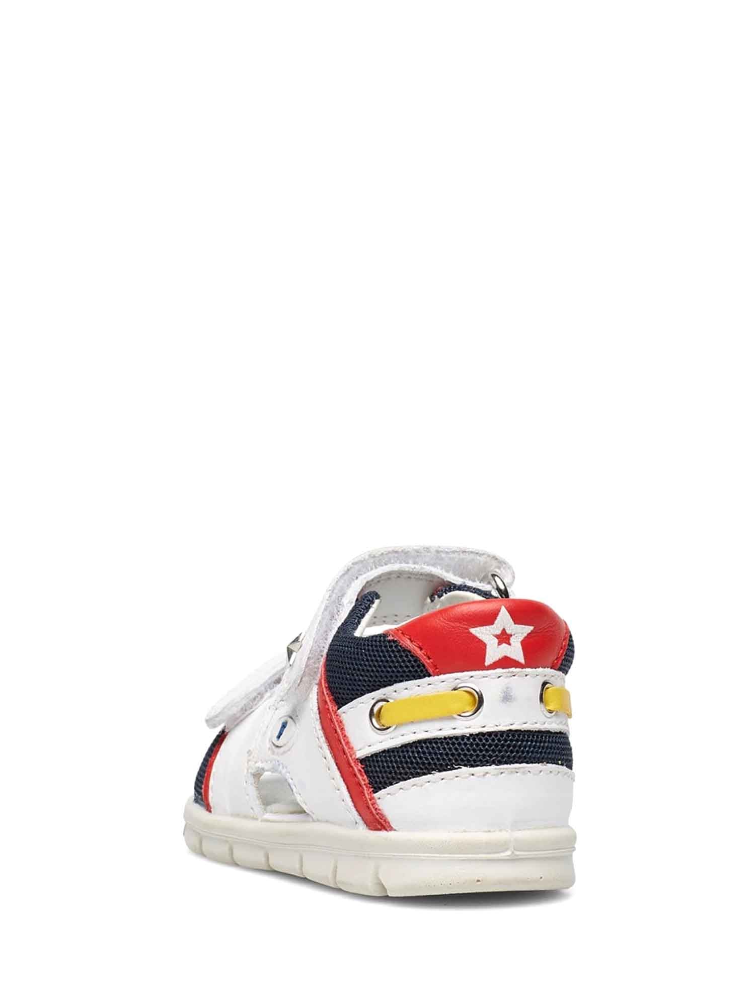 Sandali con strappi Bianco Falcotto