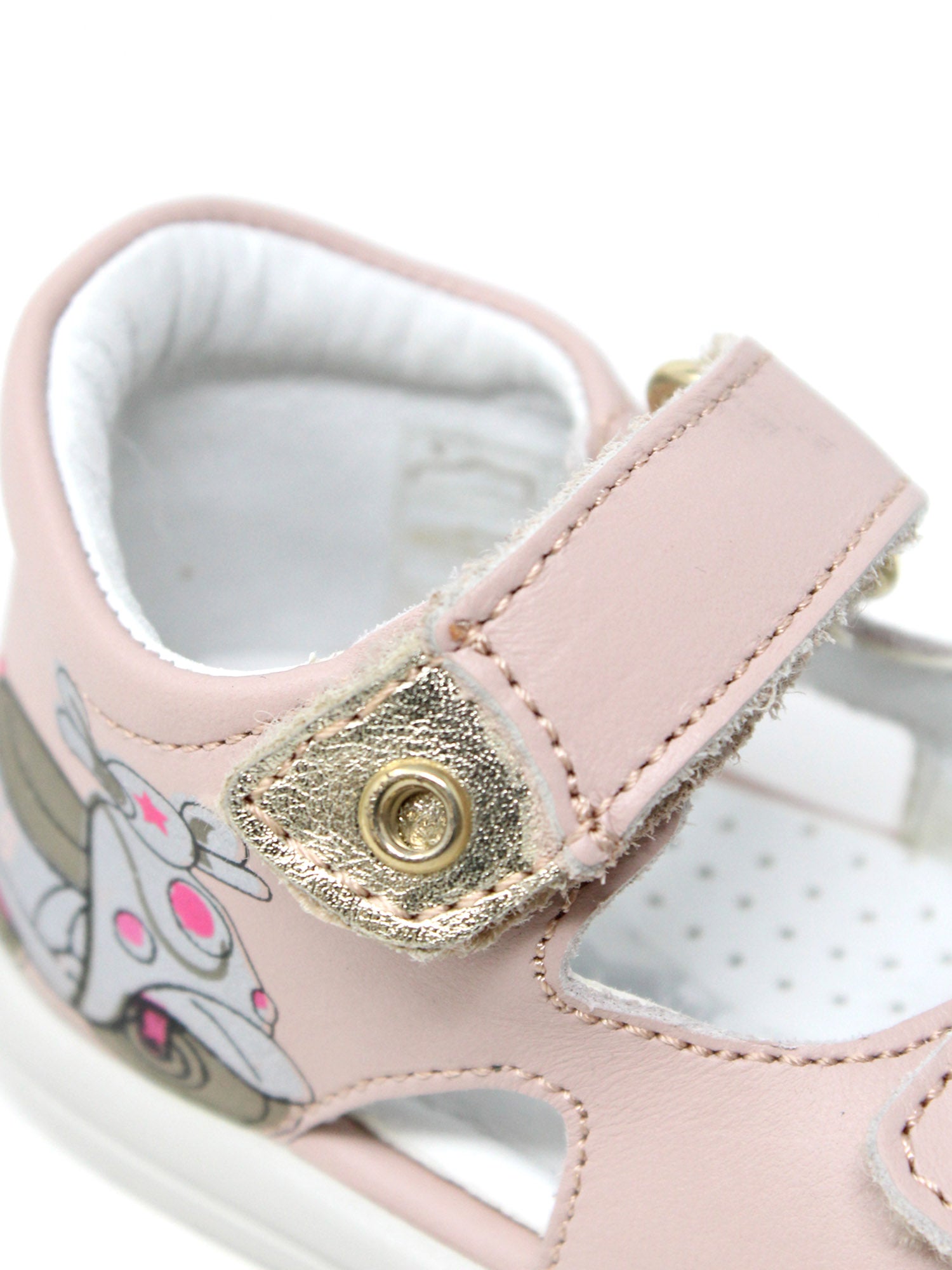 Sandali con strappi Rosa Falcotto