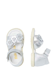 Sandali con strappi Argentato Falcotto