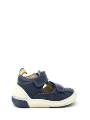 Sandali con strappi Blu Scuro Falcotto