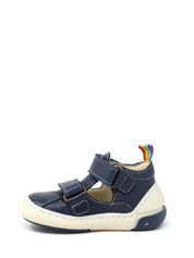 Sandali con strappi Blu Scuro Falcotto