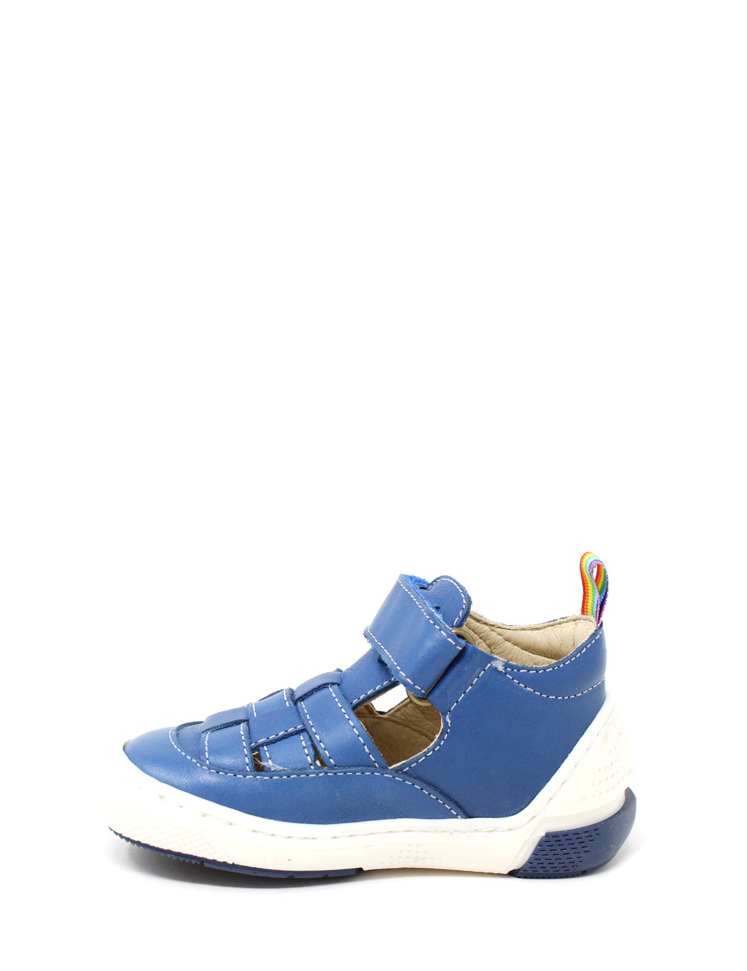 Sandali con strappi Blu Falcotto