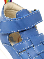 Sandali con strappi Blu Falcotto