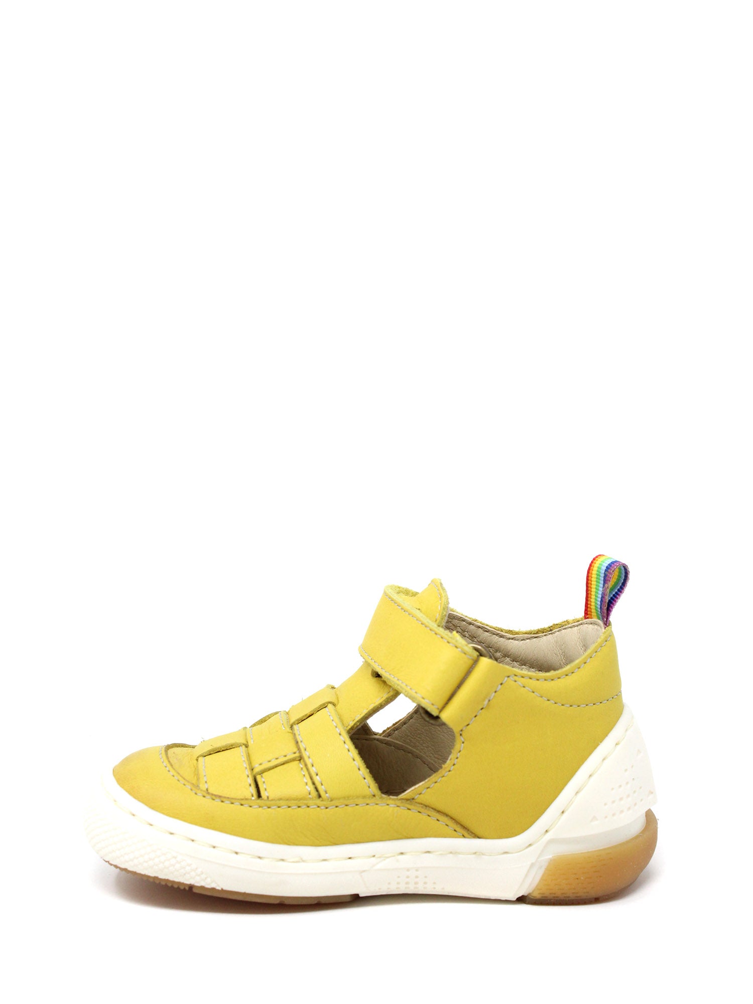 Sandali con strappi Giallo Falcotto