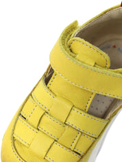 Sandali con strappi Giallo Falcotto