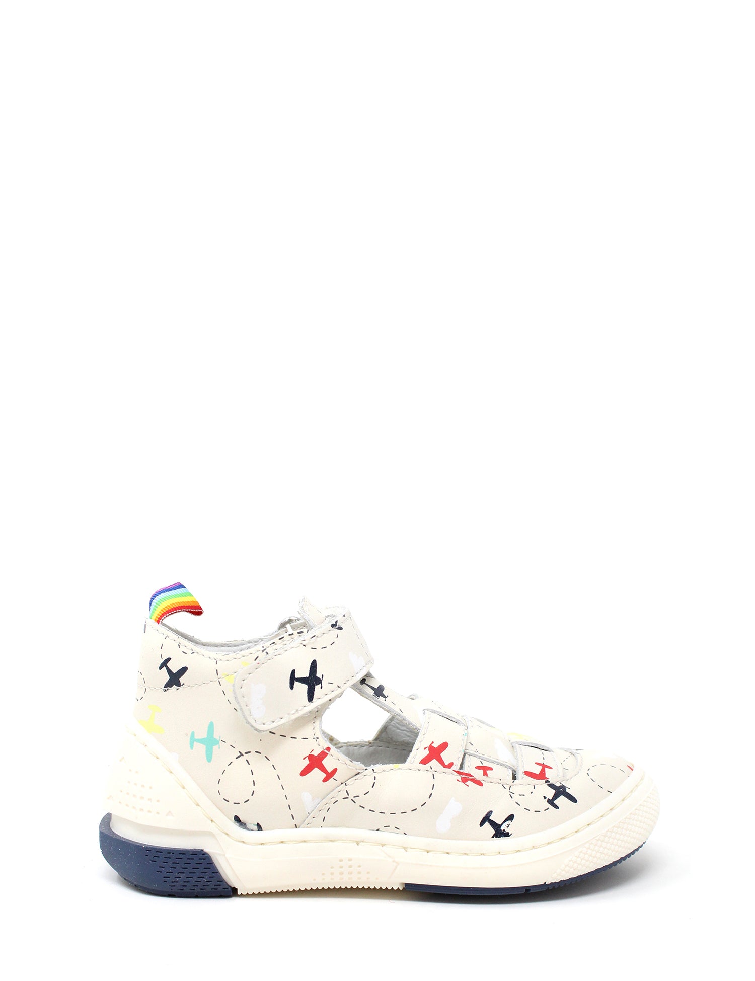 Sandali con strappi Beige Falcotto