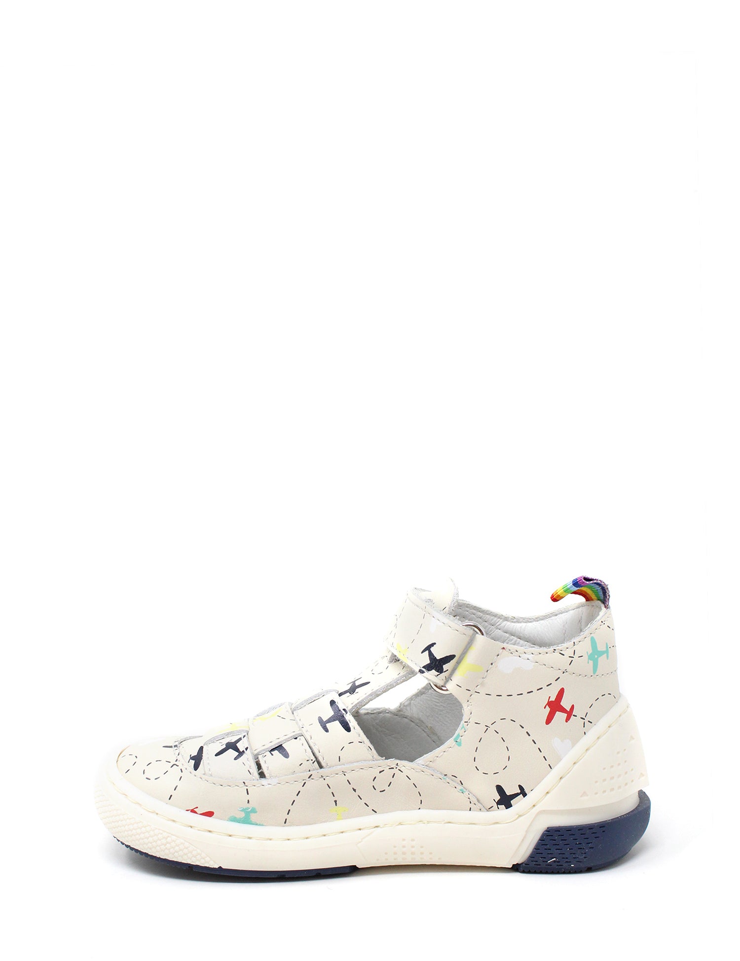 Sandali con strappi Beige Falcotto