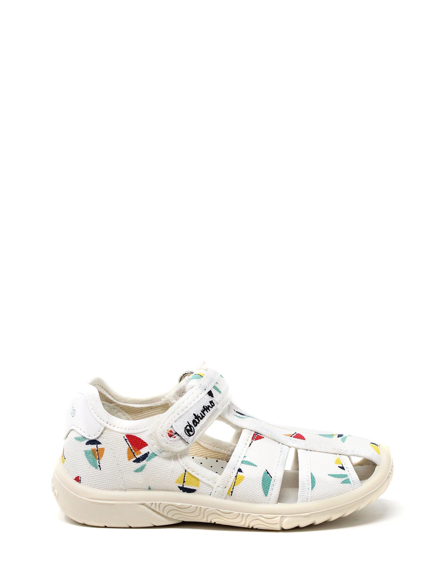 Sandali con strappi Bianco Naturino