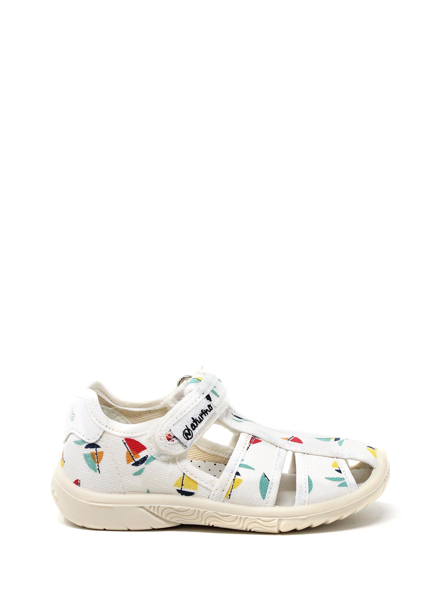 Sandali con strappi Bianco Naturino