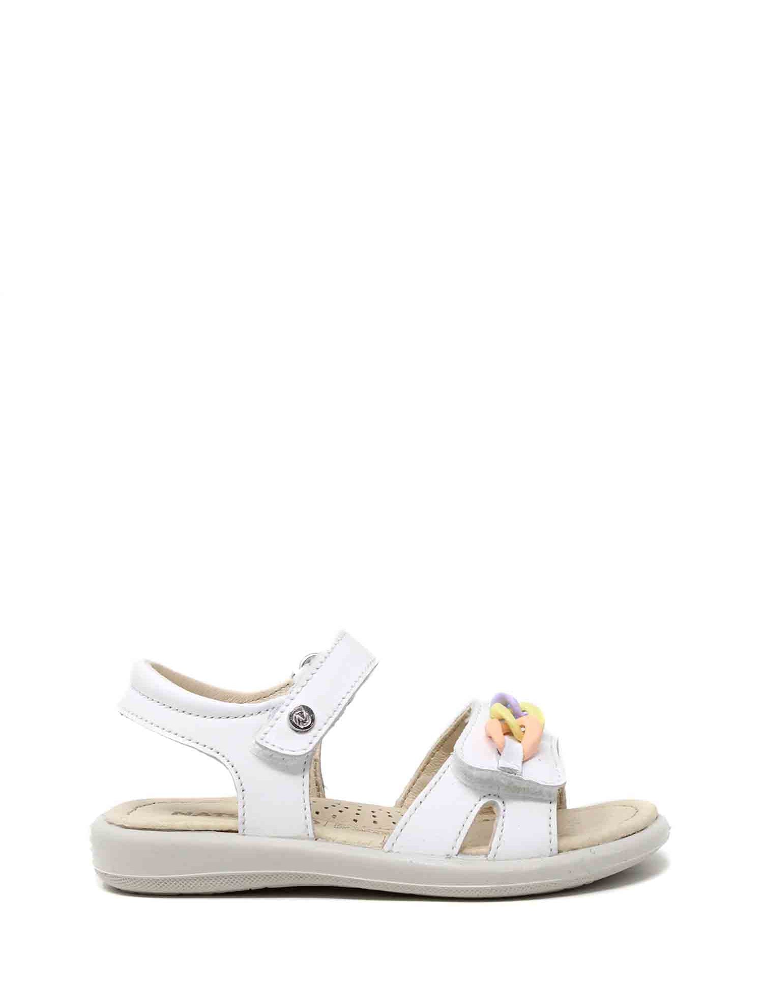 Sandali con strappi Bianco Naturino