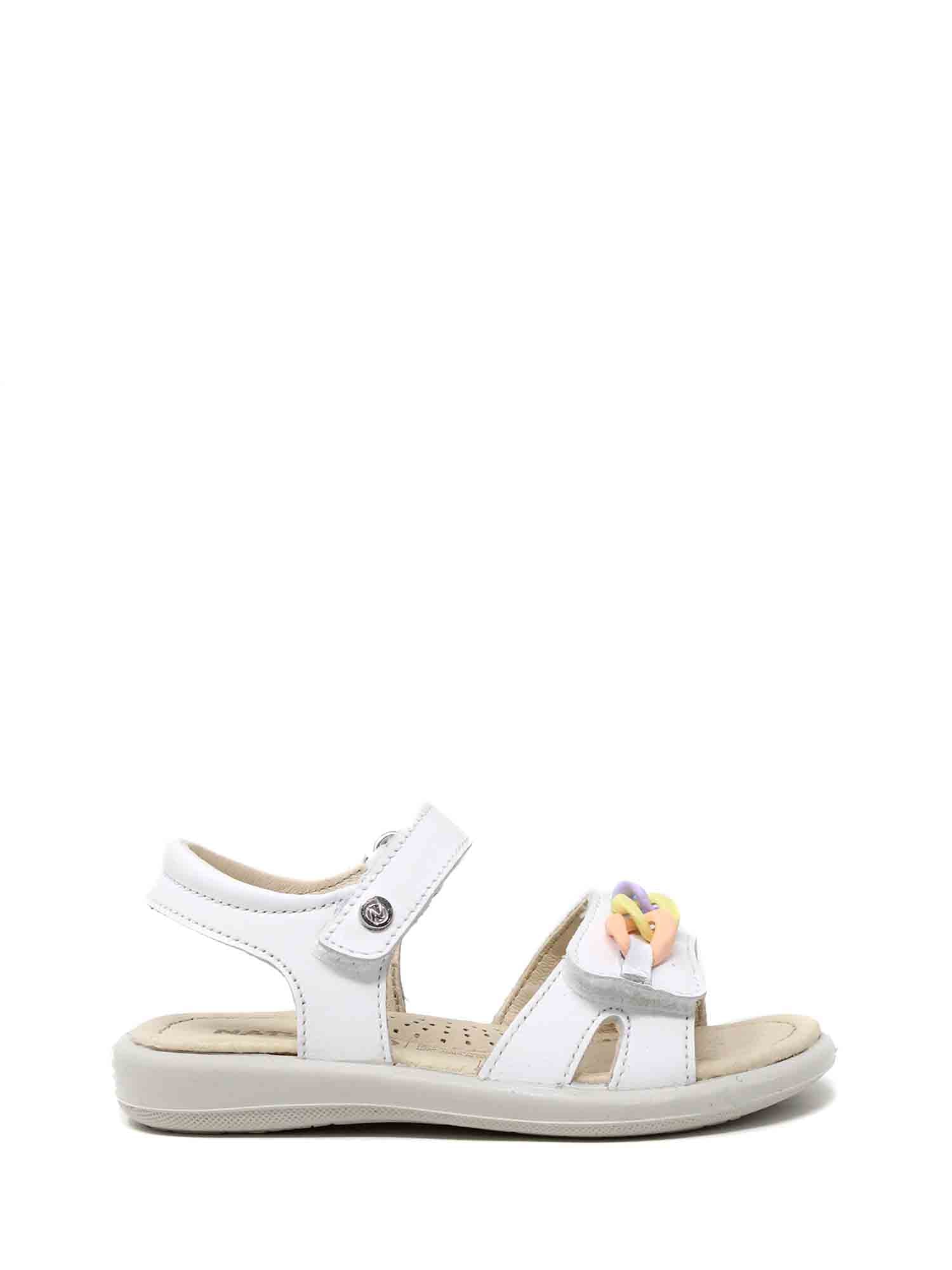 Sandali con strappi Bianco Naturino