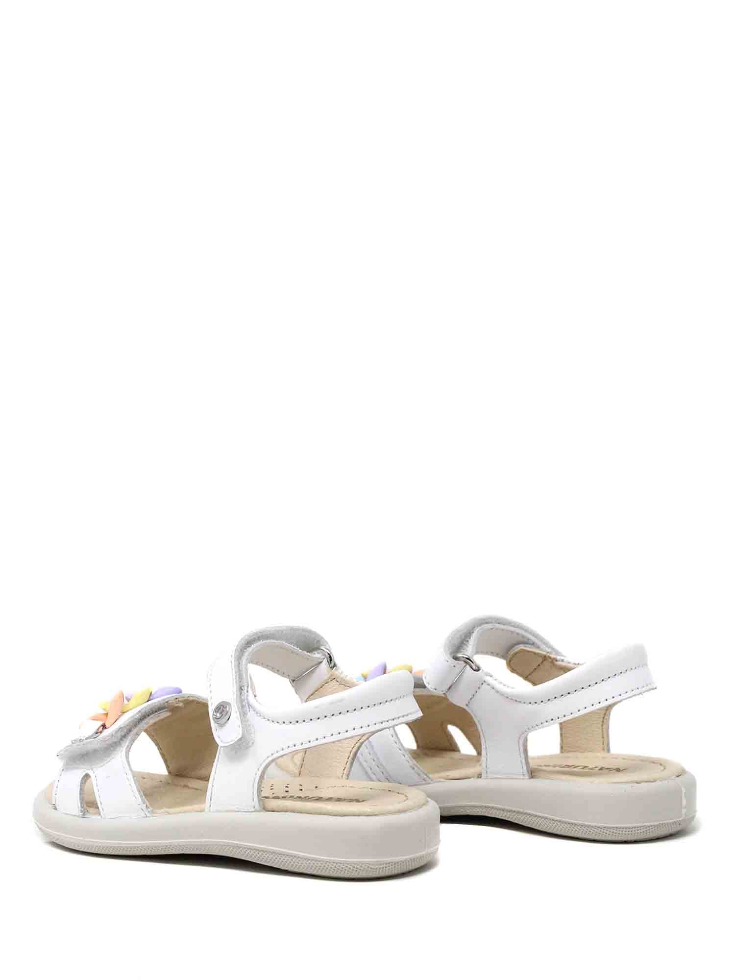 Sandali con strappi Bianco Naturino