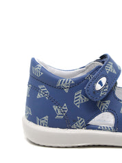 Sandali con strappi Blu Falcotto