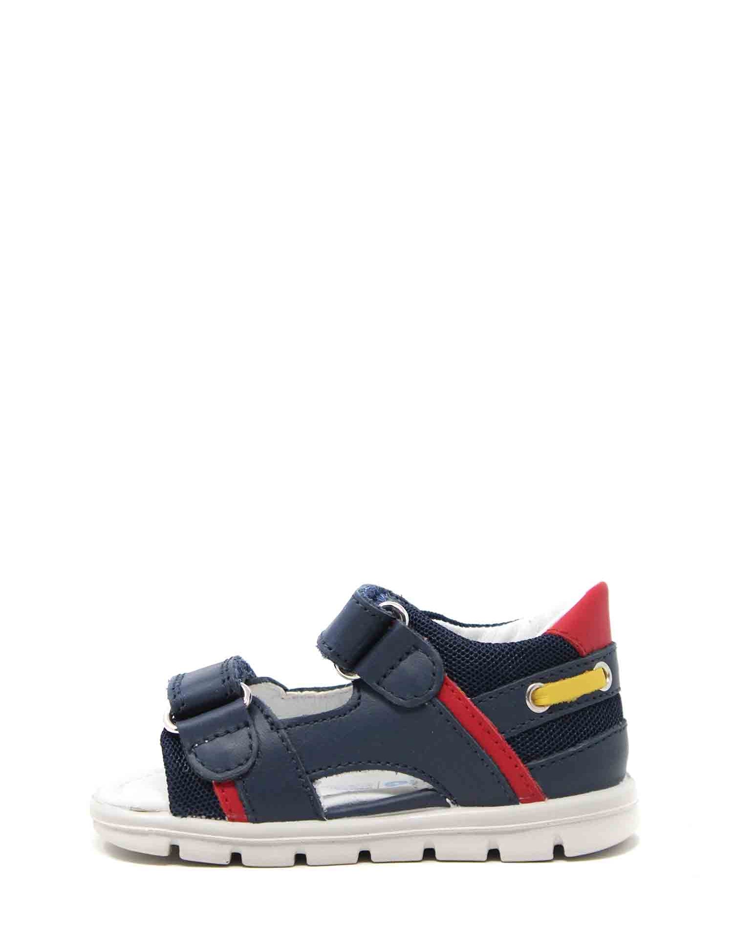 Sandali con strappi Blu Falcotto