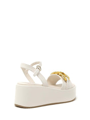 Sandali zeppa Beige Grace Shoes