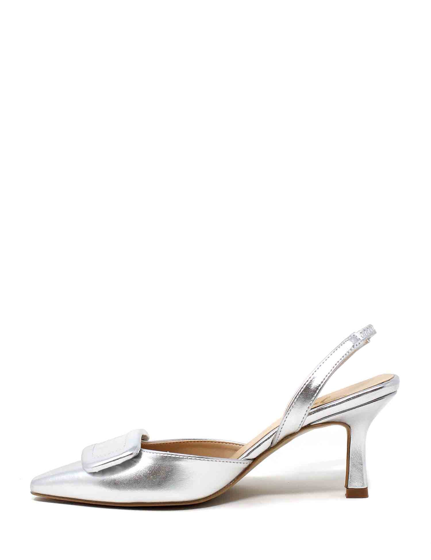 Sandali tacco Argentato Grace Shoes