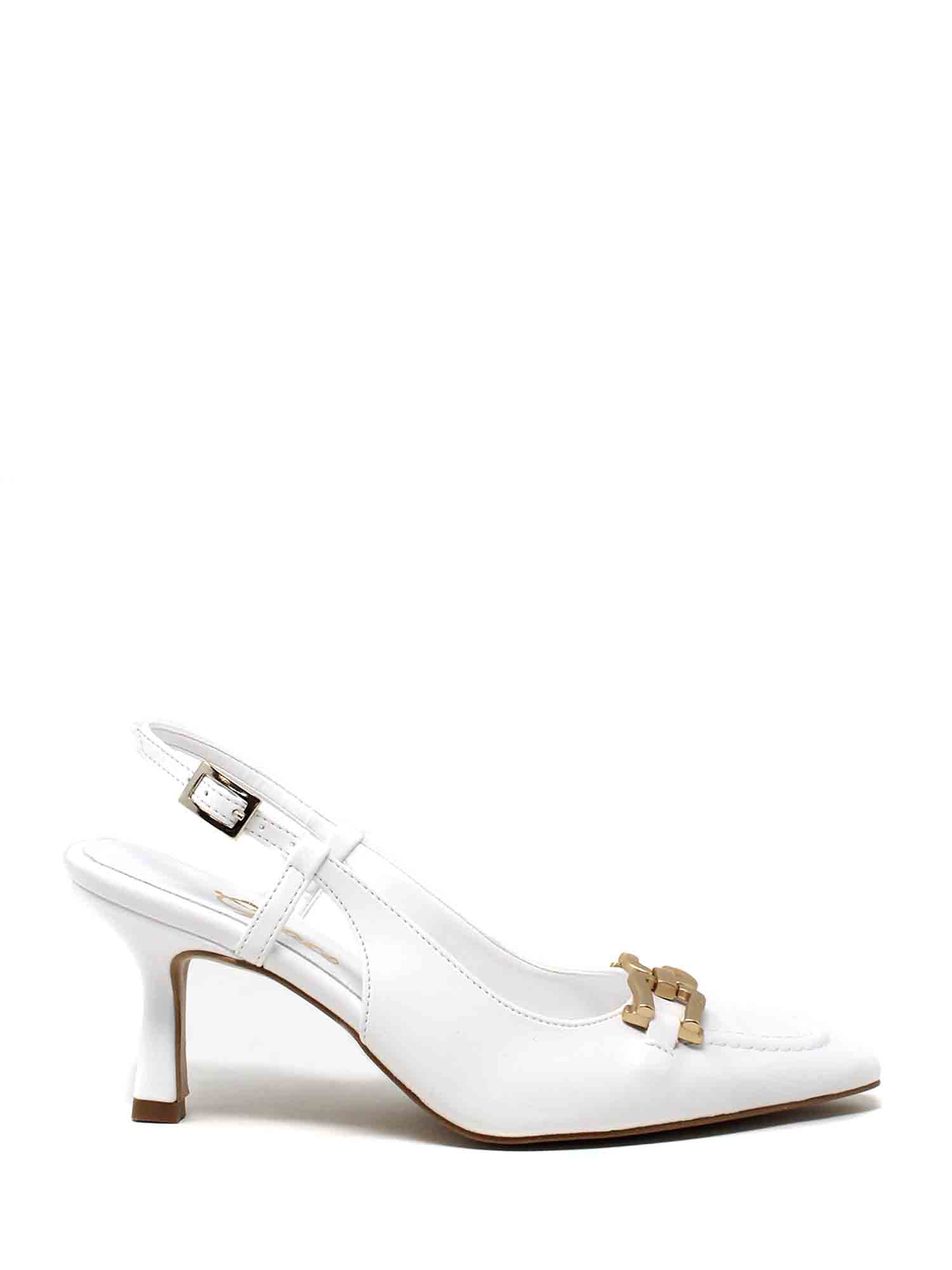 Sandali tacco Bianco Grace Shoes