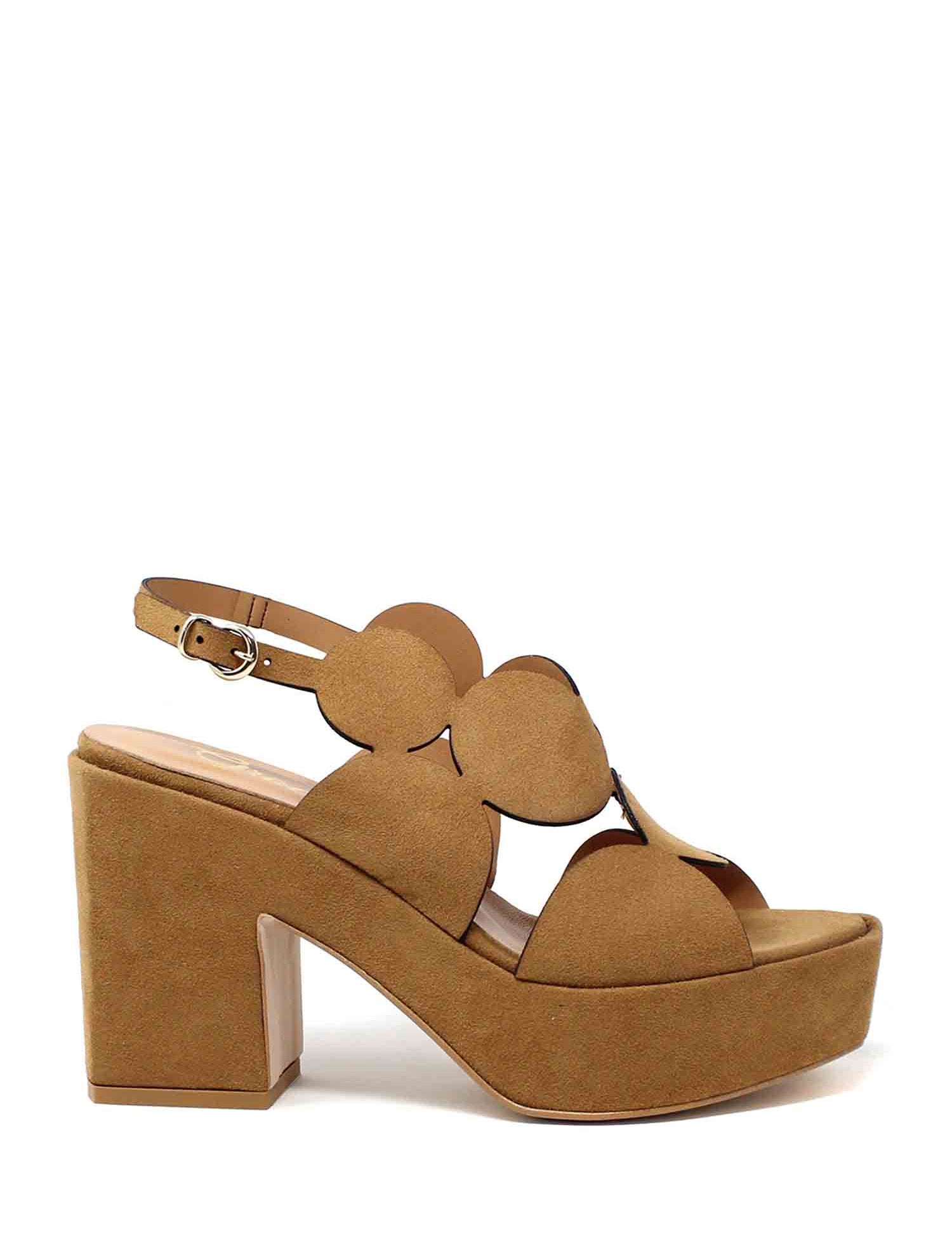 Sandali tacco Marrone Grace Shoes