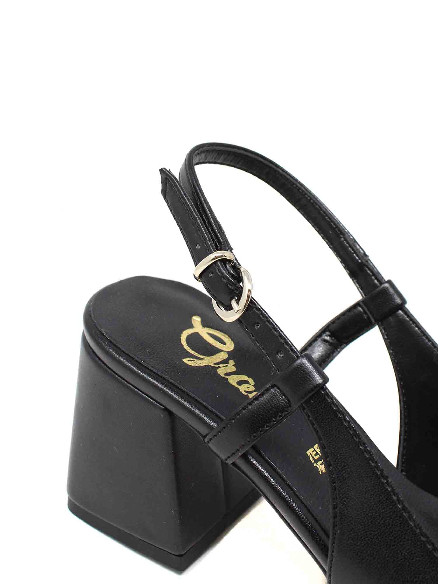 Sandali tacco Nero Grace Shoes