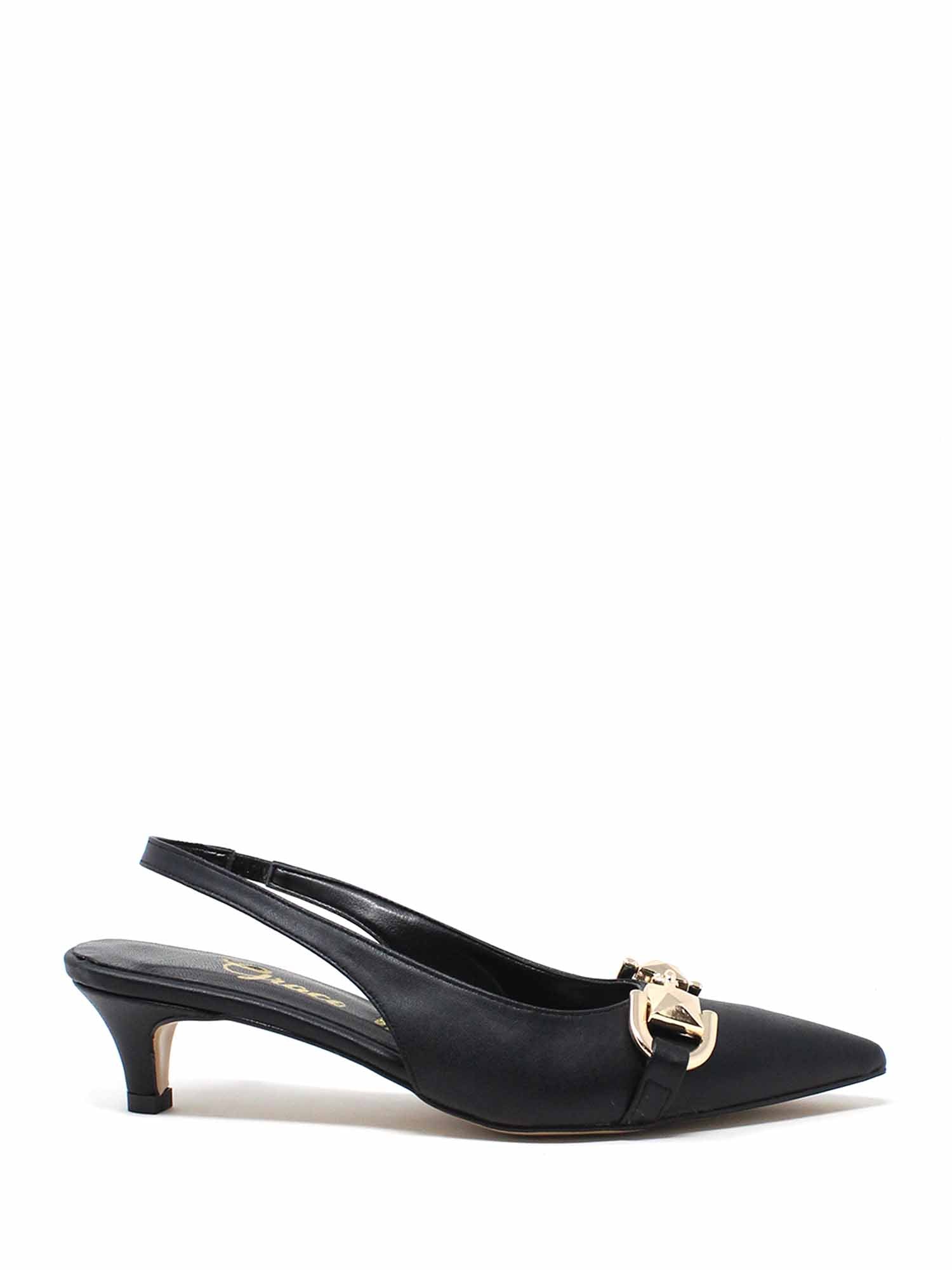 Sandali tacco Nero Grace Shoes
